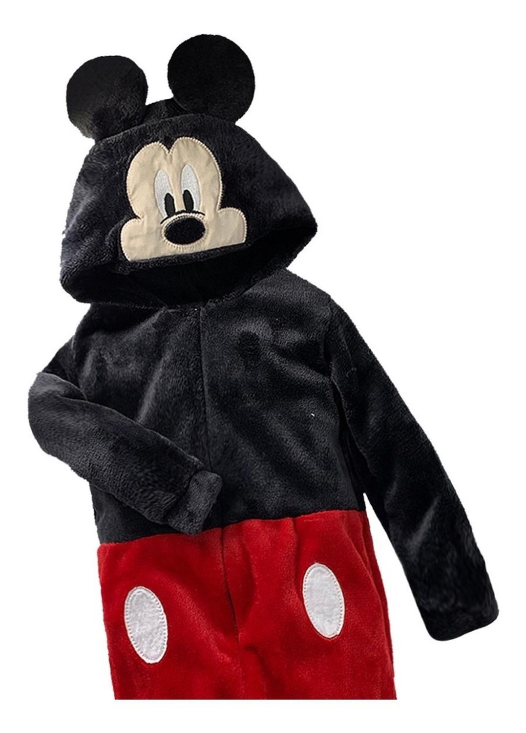 Mameluco Con Gorro Bordados Disney Para Niño