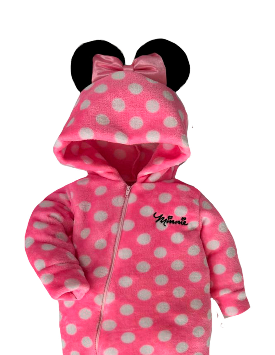 Mameluco Bordado con gorro Disney Minnie Dots