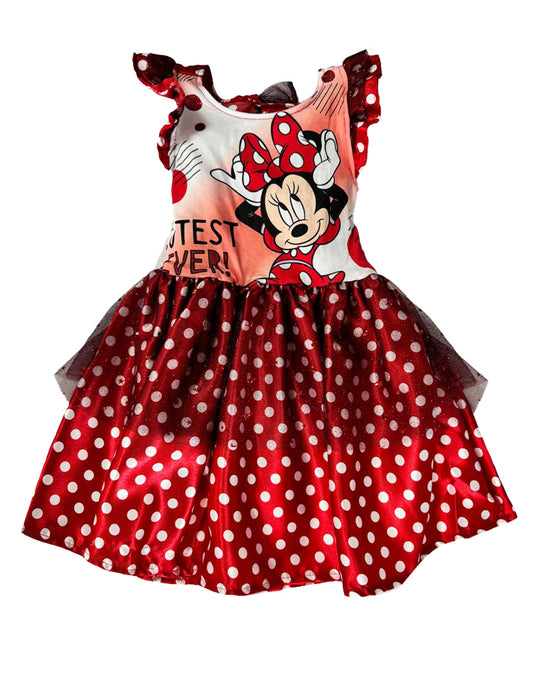 Vestido Disney Estampado Minnie Cutest Ever!