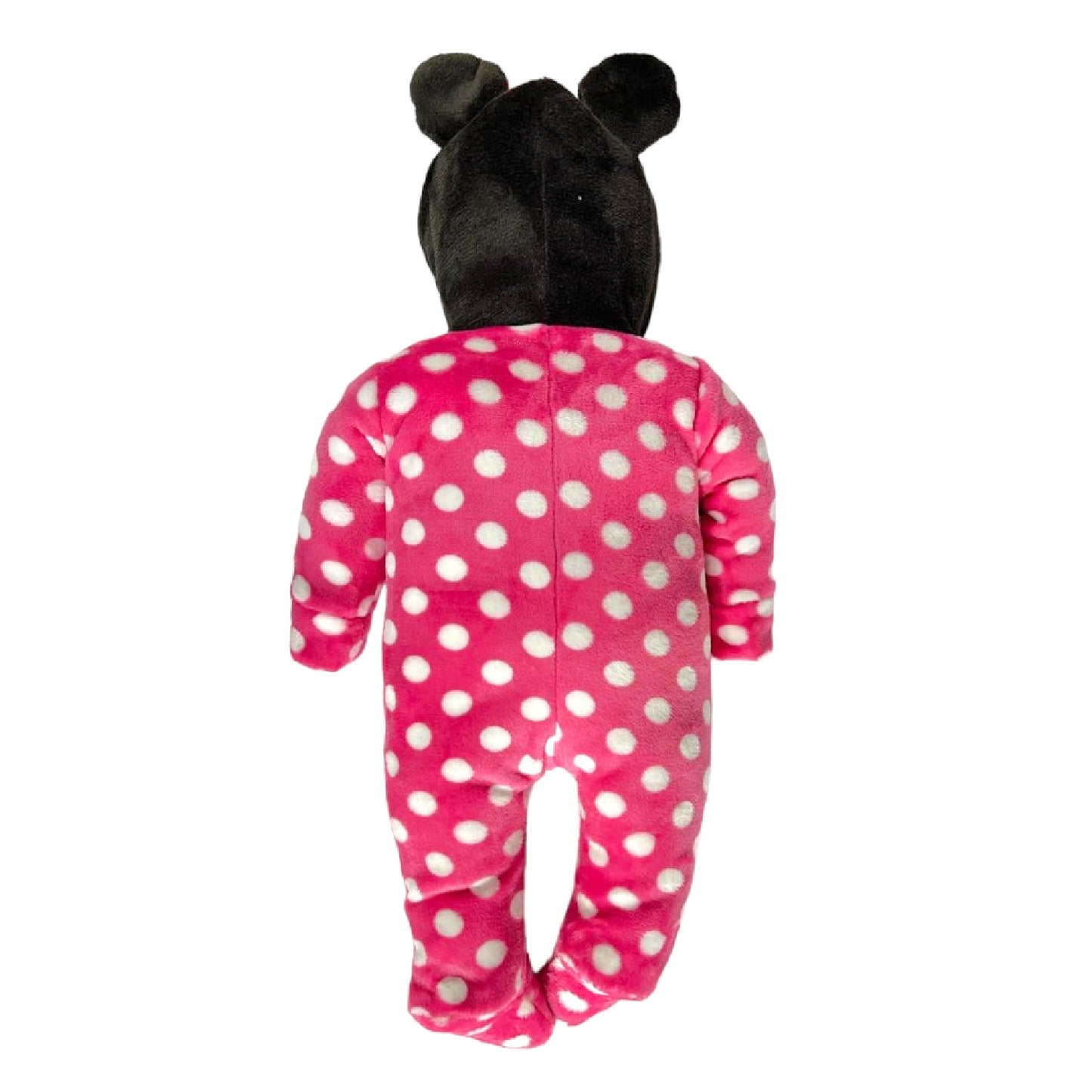 Mameluco Disney Con Gorro Bordado Minnie Dots