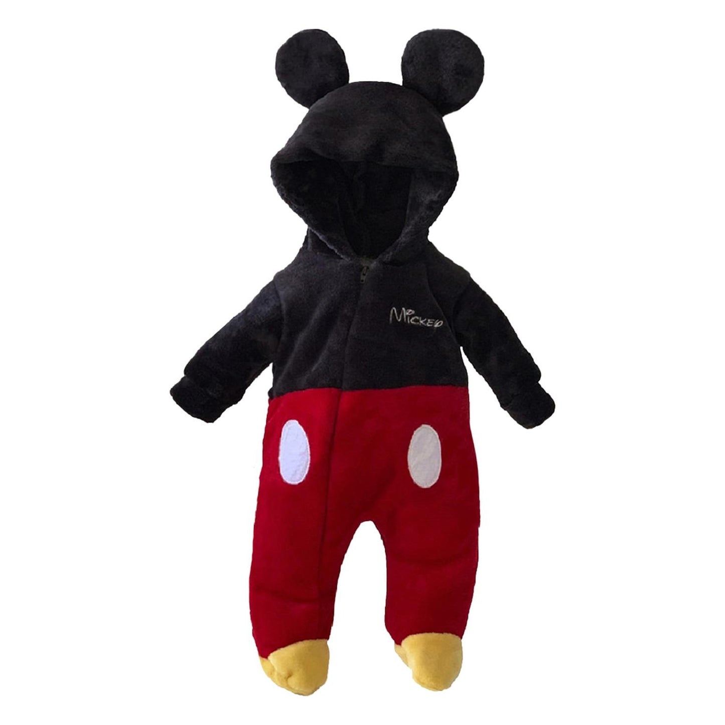 Mameluco Disney Con Gorro Bordado Mickey