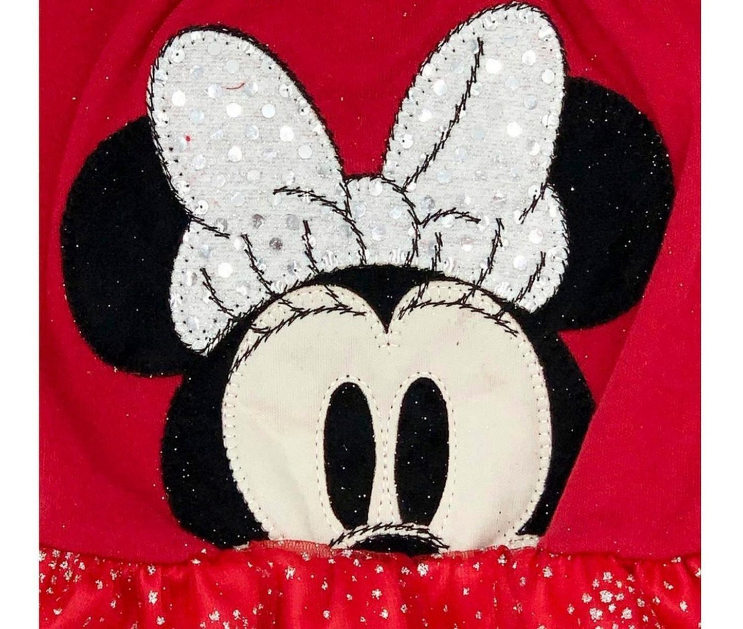 Vestido Algodon Con Bordado Disney Minnie