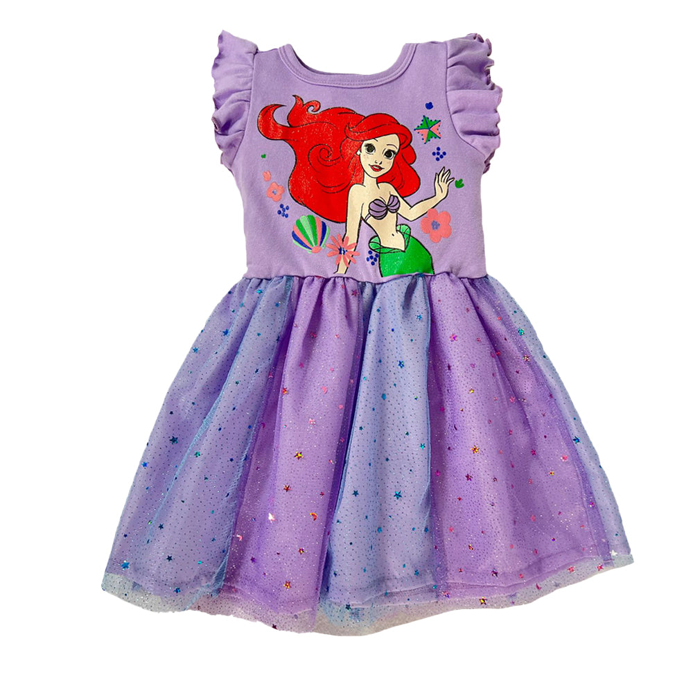 Vestido Estampado Disney Princess Ariel