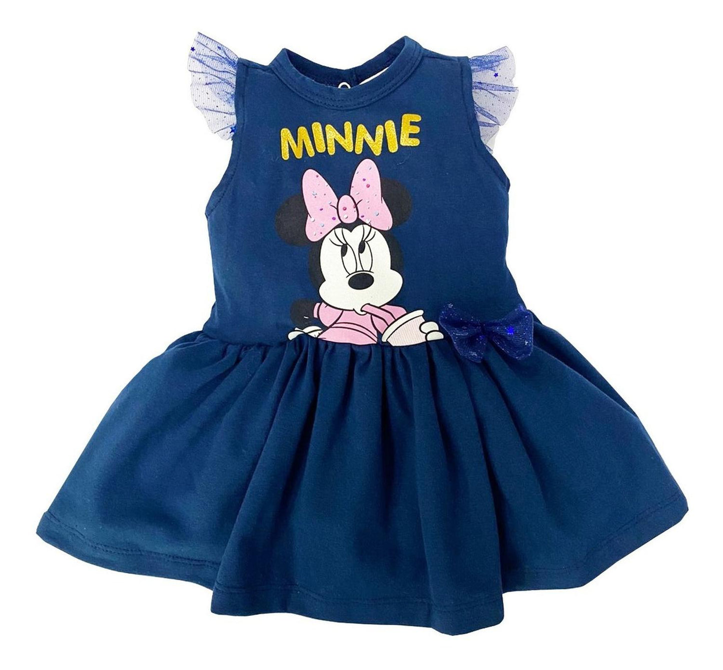 Kit 2 Vestidos, 1 Pañalero Disney Minnie Mouse