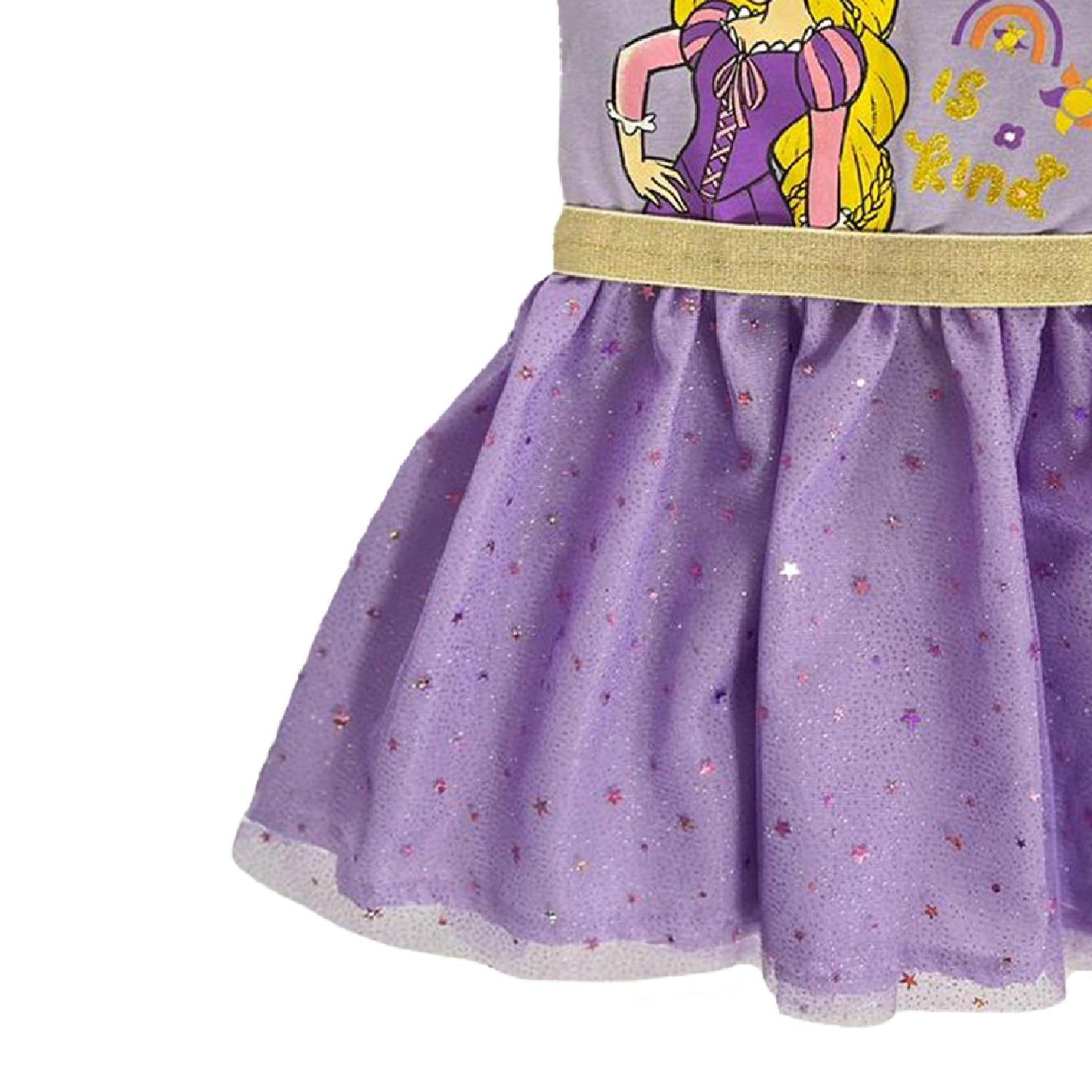 Vestido estampado sin manga Disney Rapunzel