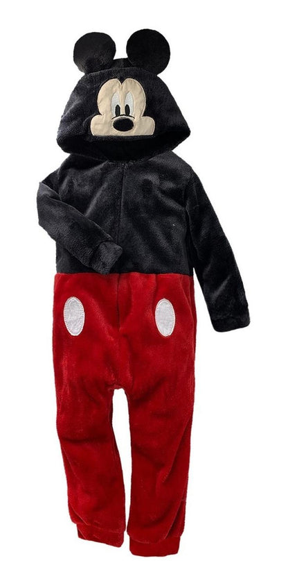 Kit 3 Mamelucos Con Gorro Niño Mickey Mouse, Rex, Sulley