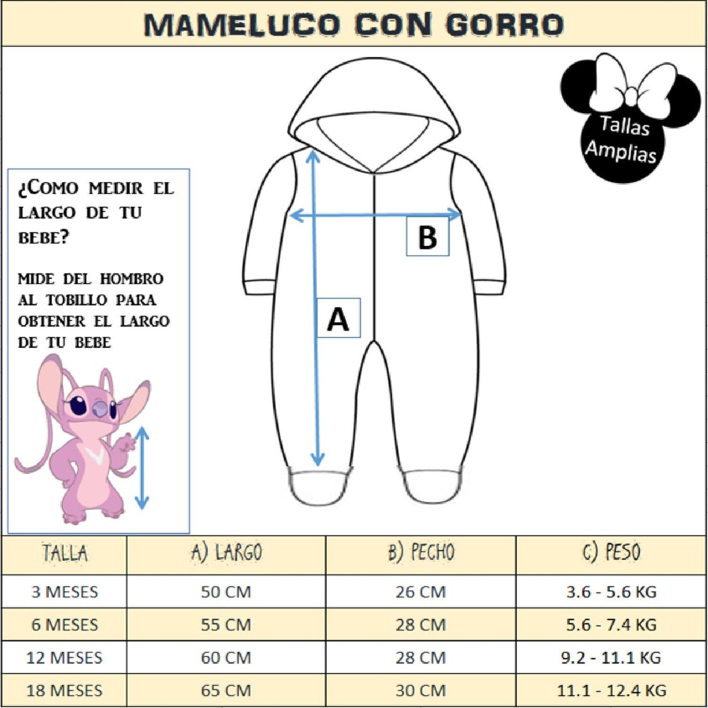 Pack 3 Mamelucos Disney Marie, Boo, Angel A Precio De 2