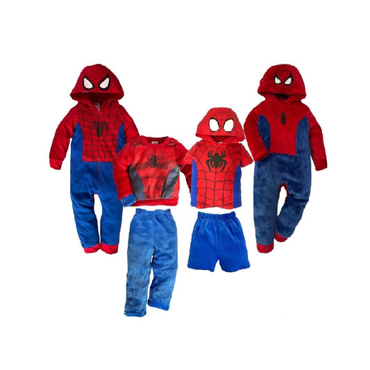Kit 4 Piezas Spider-Man (2 mamelucos y 2 conjuntos)