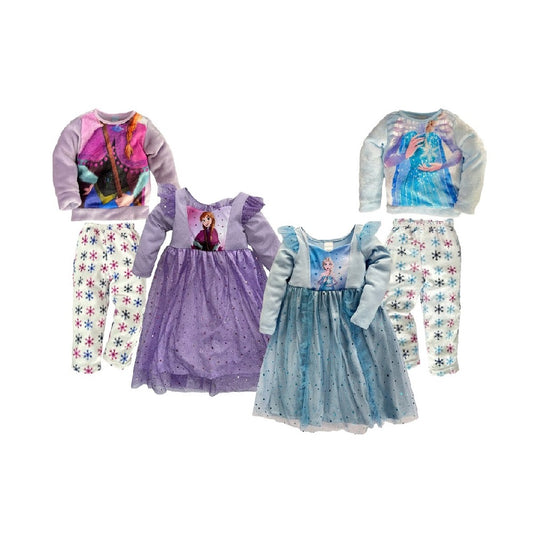 Kit 4 Piezas Frozen (2 vestidos y 2 conjuntos)