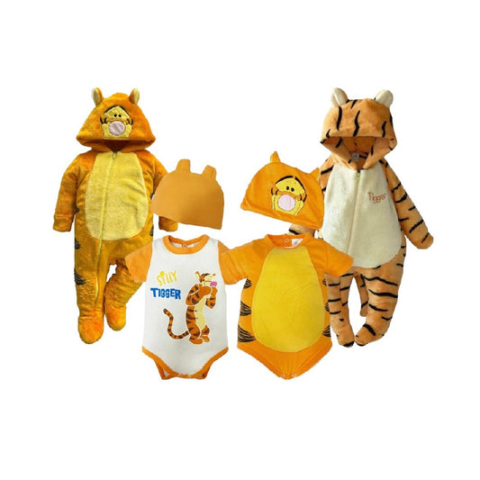 Kit 4 Piezas Tigger (2 mamelucos y 2 pañaleros)