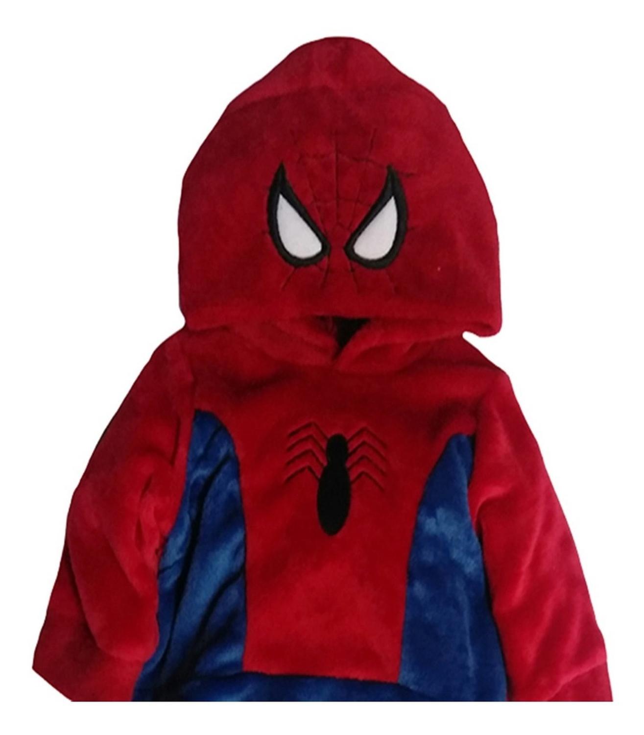 Mameluco Para Bebe Con Gorro Bordado Marvel