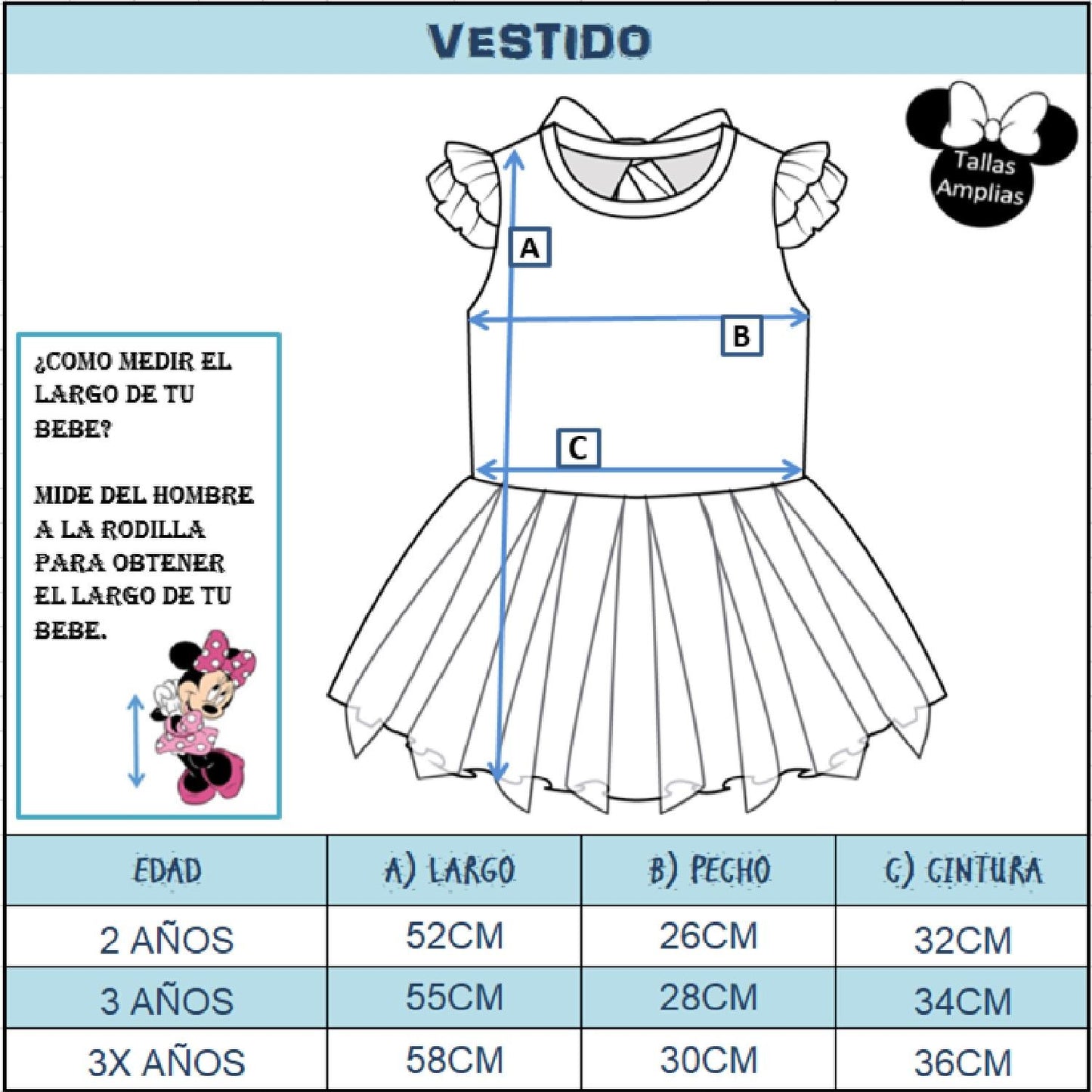 Vestido estampado sin manga Disney Rapunzel