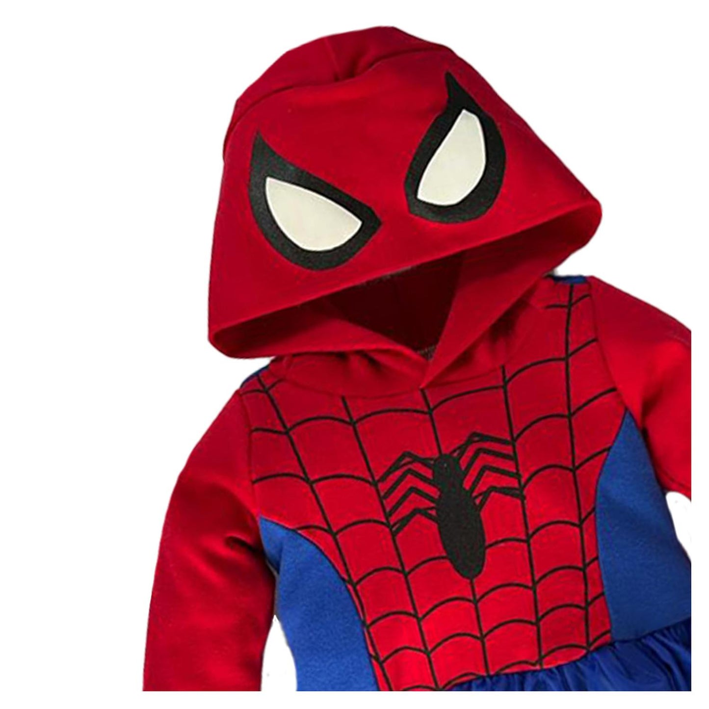 Vestido manga larga con sublimando enfrente Marverl Spiderman