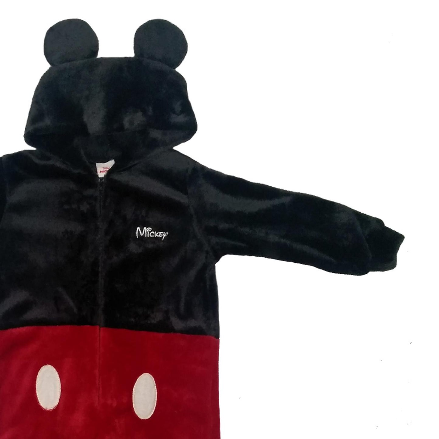 Mameluco Con Gorro Bordado Disney Mickey Mouse Niños